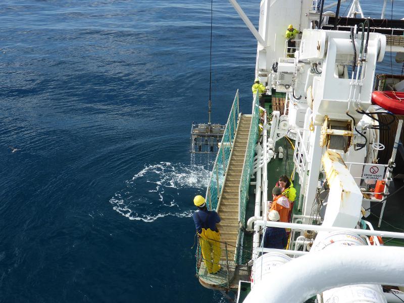 ein Multicore som kjem opp fr&aring; havbotnen